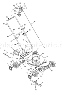Part Location Diagram of 647-0058-0637 MTD Control Handle